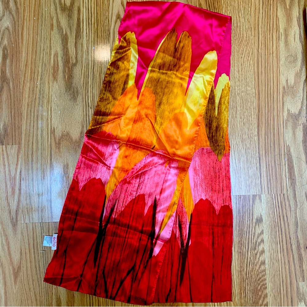 Echo Silk Scarf